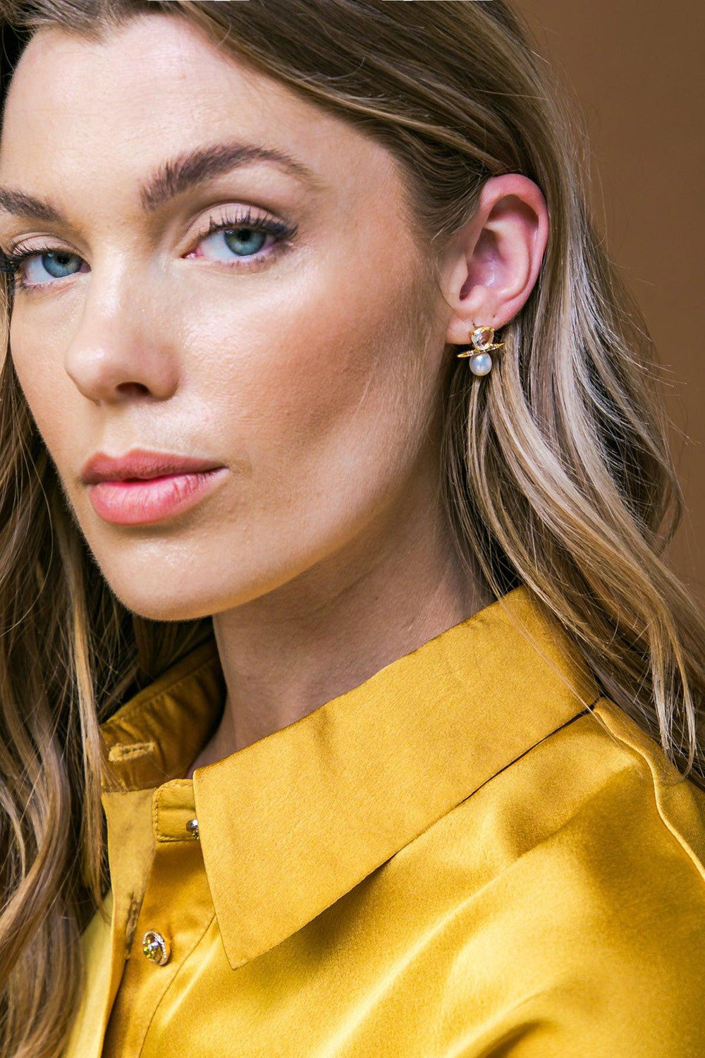 Kimberly Pearly Earrings from KADOU Boutique