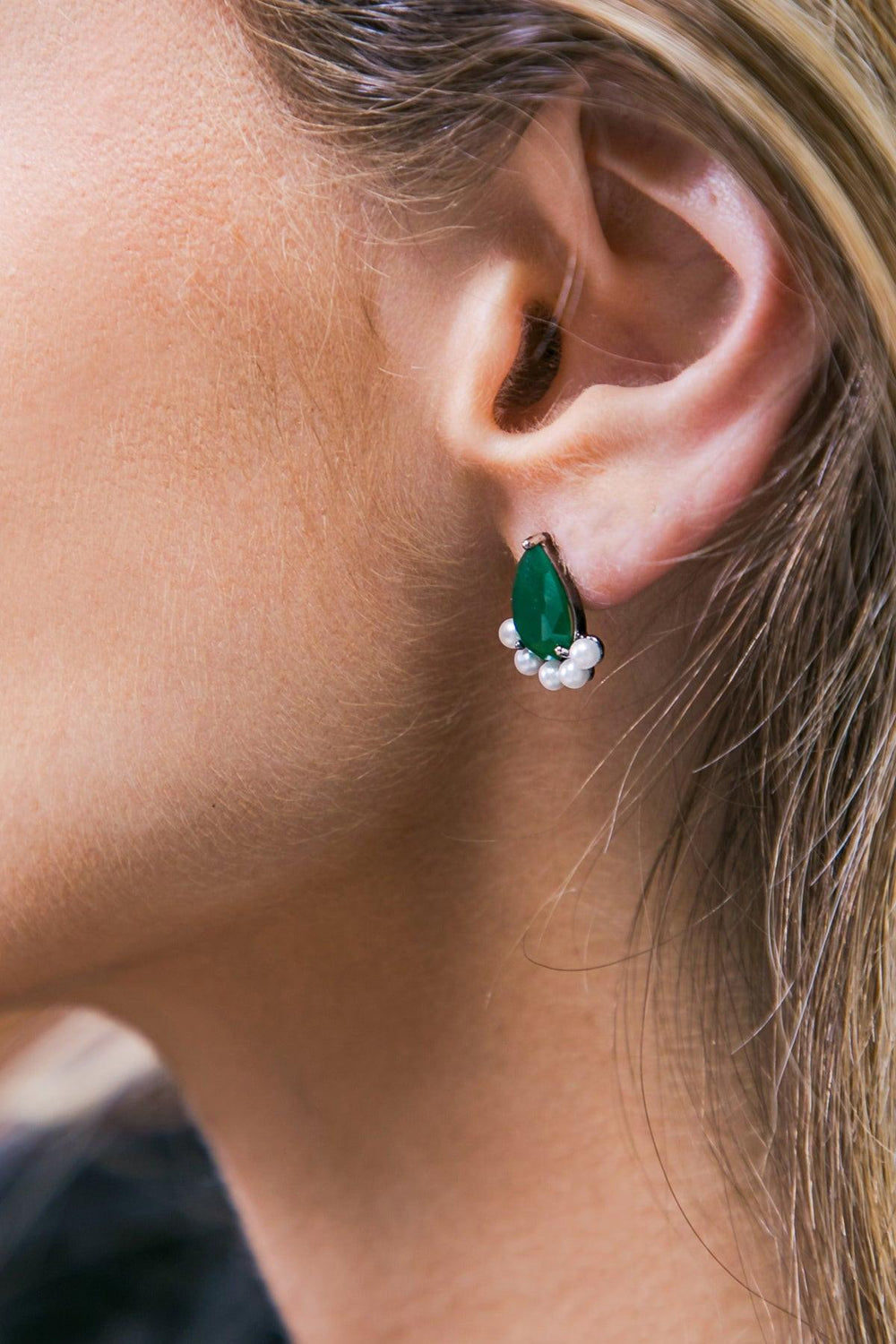 Victoria Teardrop Earrings from KADOU Boutique