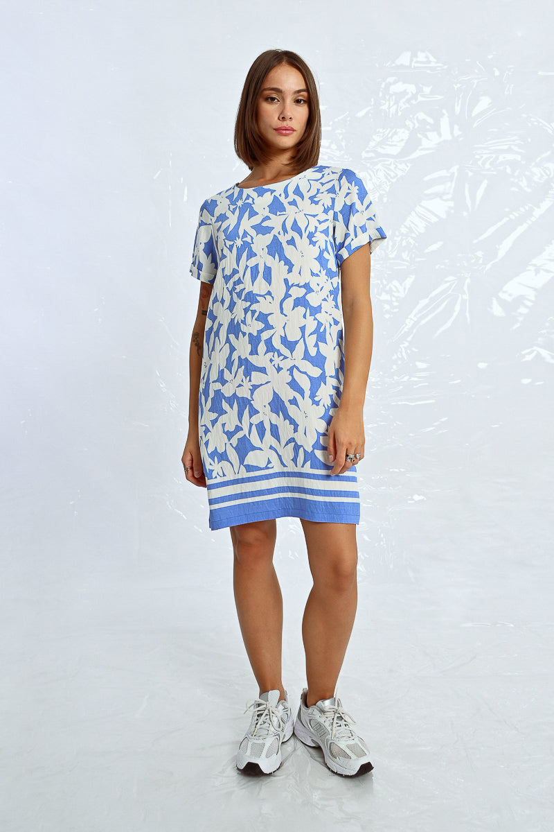 Floral Short Sleeve Dress from KADOU Boutique