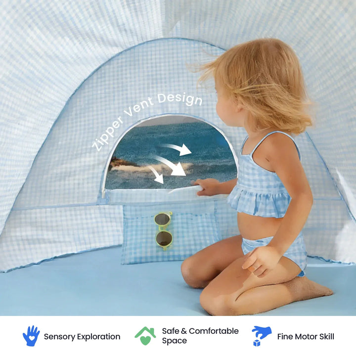 Tiny Land® One-Stop Beach Toy &amp; Tent Set