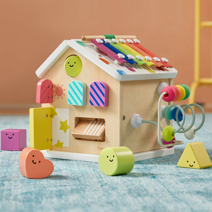 Brain &amp; Hands Playset — Montessori Box (4–6 Months) + Activity Cube
