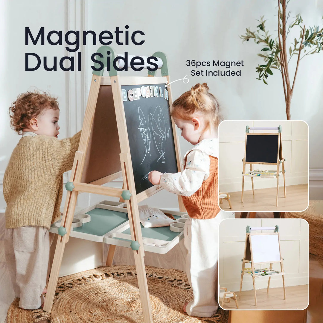 Tiny Land® Pink Magnitales Easel &amp; Paper Roll Set