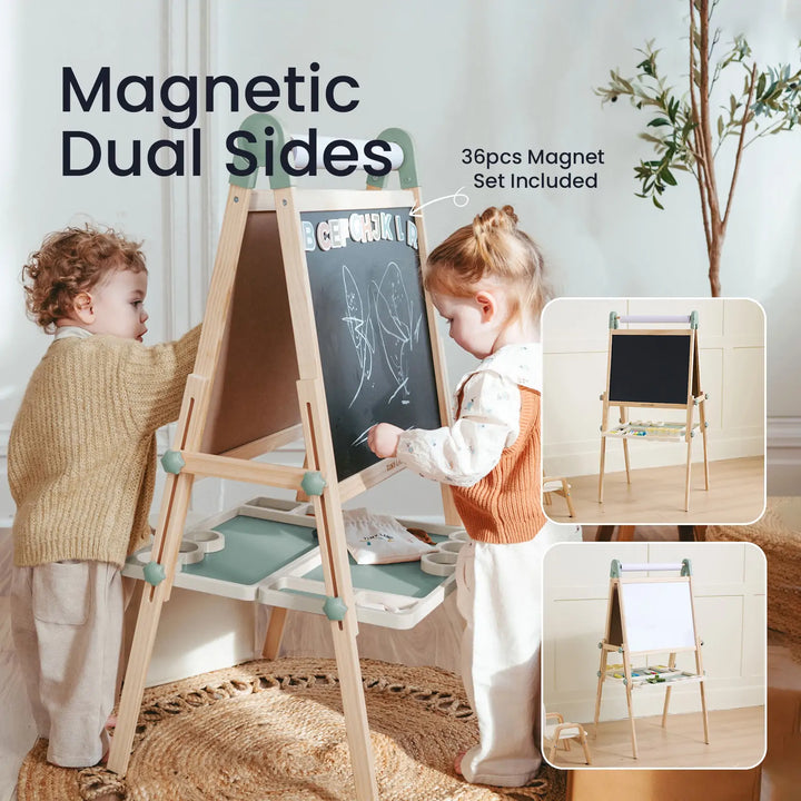 Tiny Land® Pink Magnitales Easel &amp; Paper Roll Set