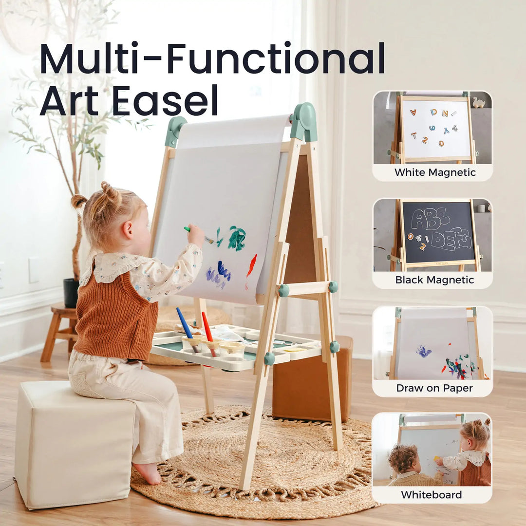 Tiny Land® Pink Magnitales Easel &amp; Paper Roll Set