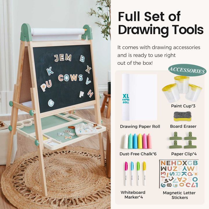 Tiny Land® Pink Magnitales Easel &amp; Paper Roll Set