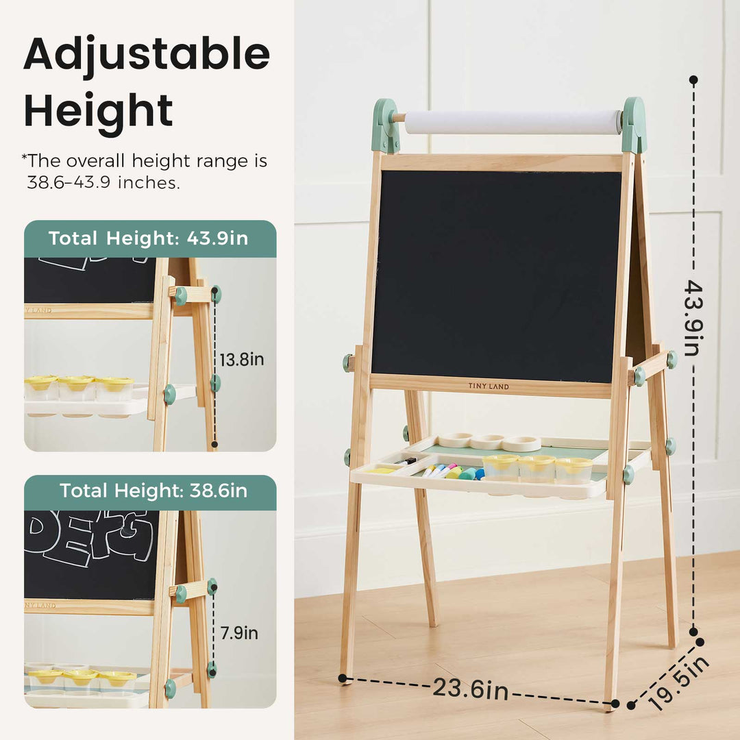 Tiny Land® Pink Magnitales Easel &amp; Paper Roll Set