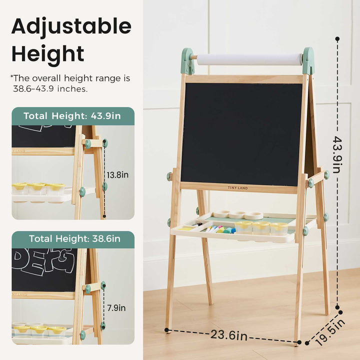 Tiny Land® Pink Magnitales Easel &amp; Paper Roll Set