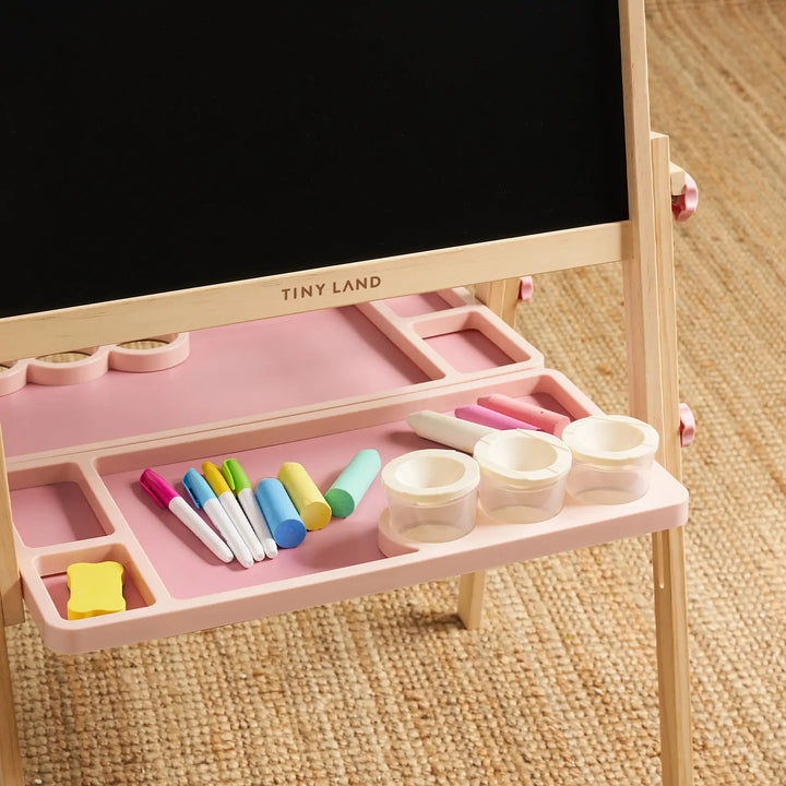 Tiny Land® Pink Magnitales Easel &amp; Paper Roll Set