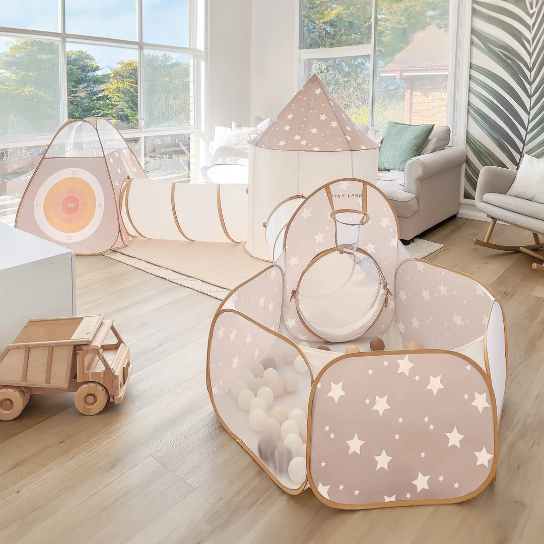 Tiny Land® Discovery 5-In-1 Play Tunnel with No Balls from KADOU Boutique