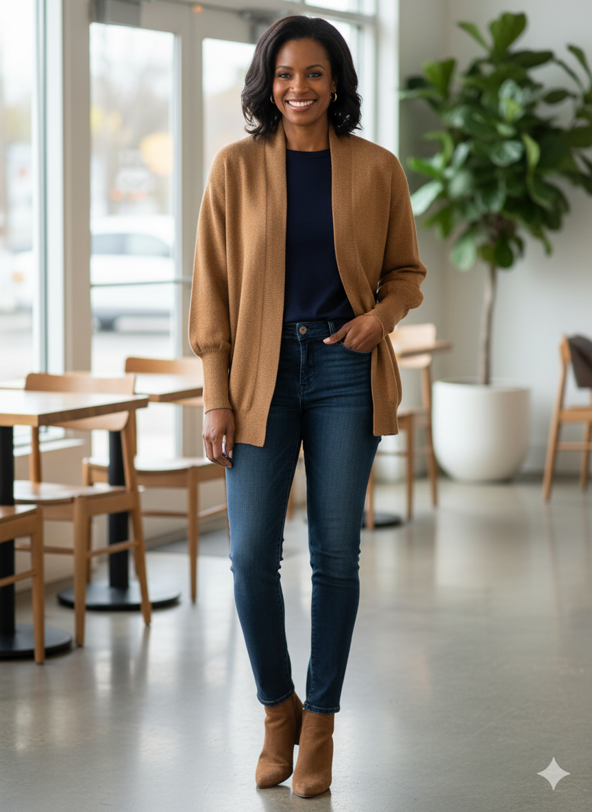 Soft Knit Open Cardigan