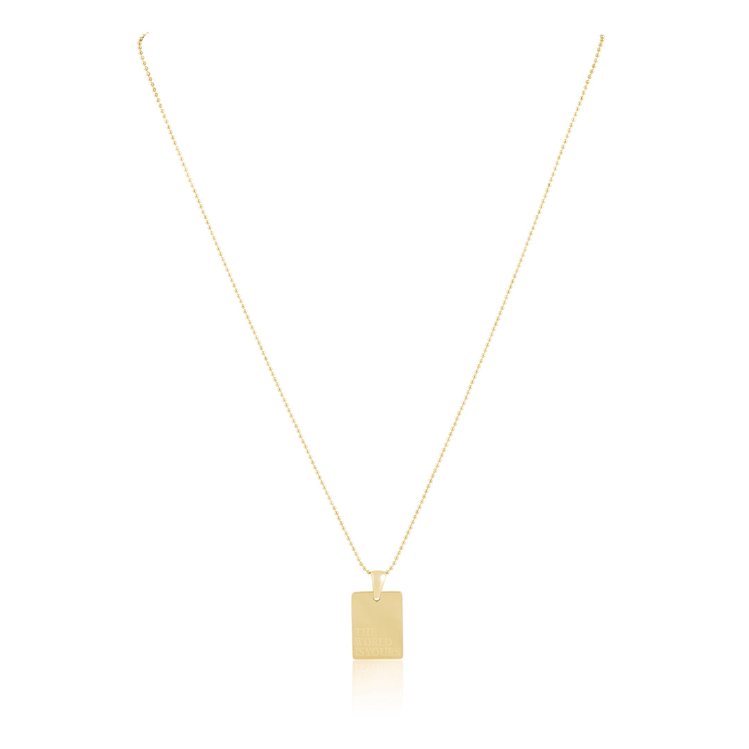 The World Is Yours Necklace