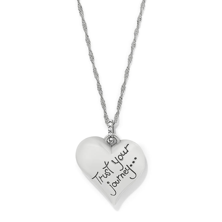 Brighton Trust Your Journey Heart Necklace