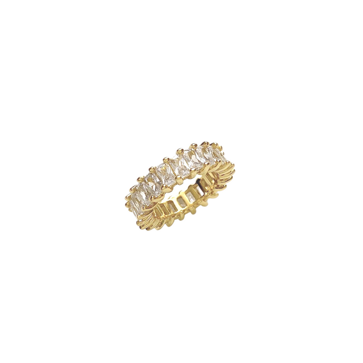 Clear Baguette Ring