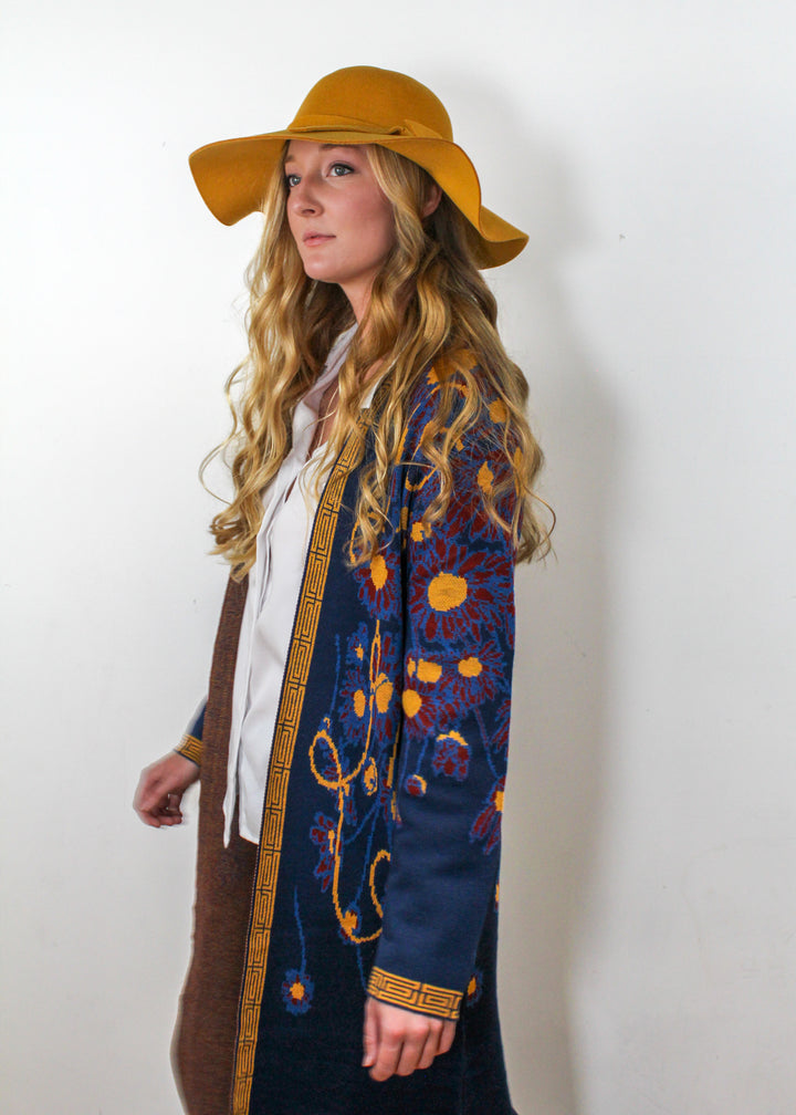 Multi Color Long Cardigan