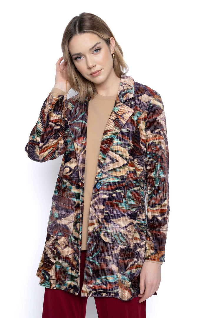 Corded Velvet Blazer from Picadilly at Kadou Boutique.