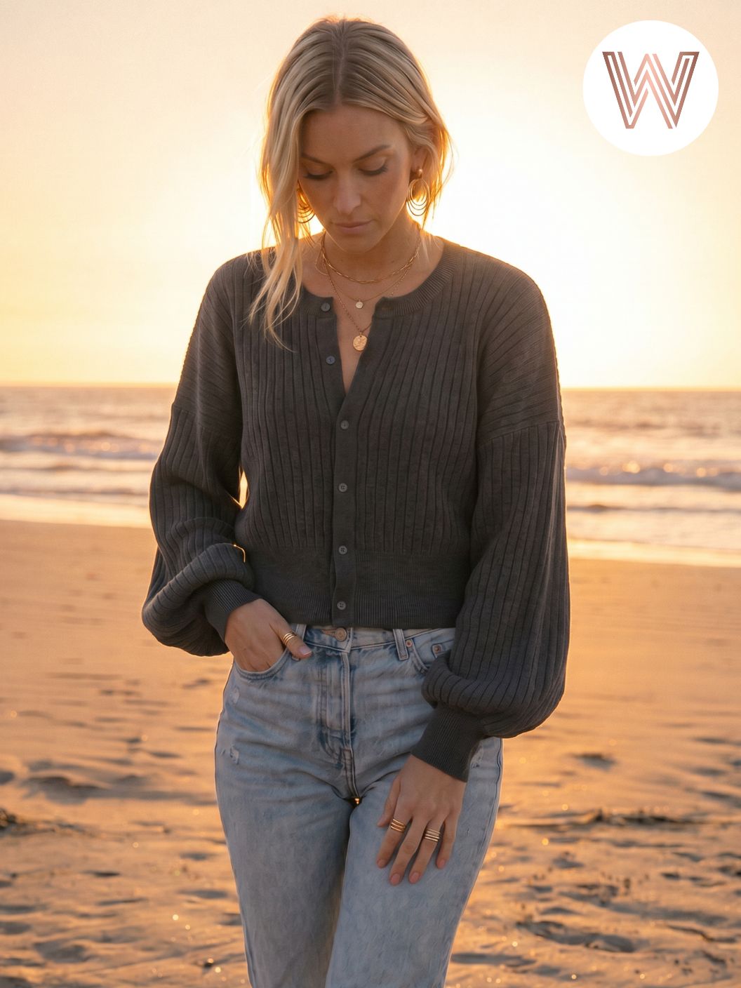 Sara Cardi - Charcoal from KADOU Boutique