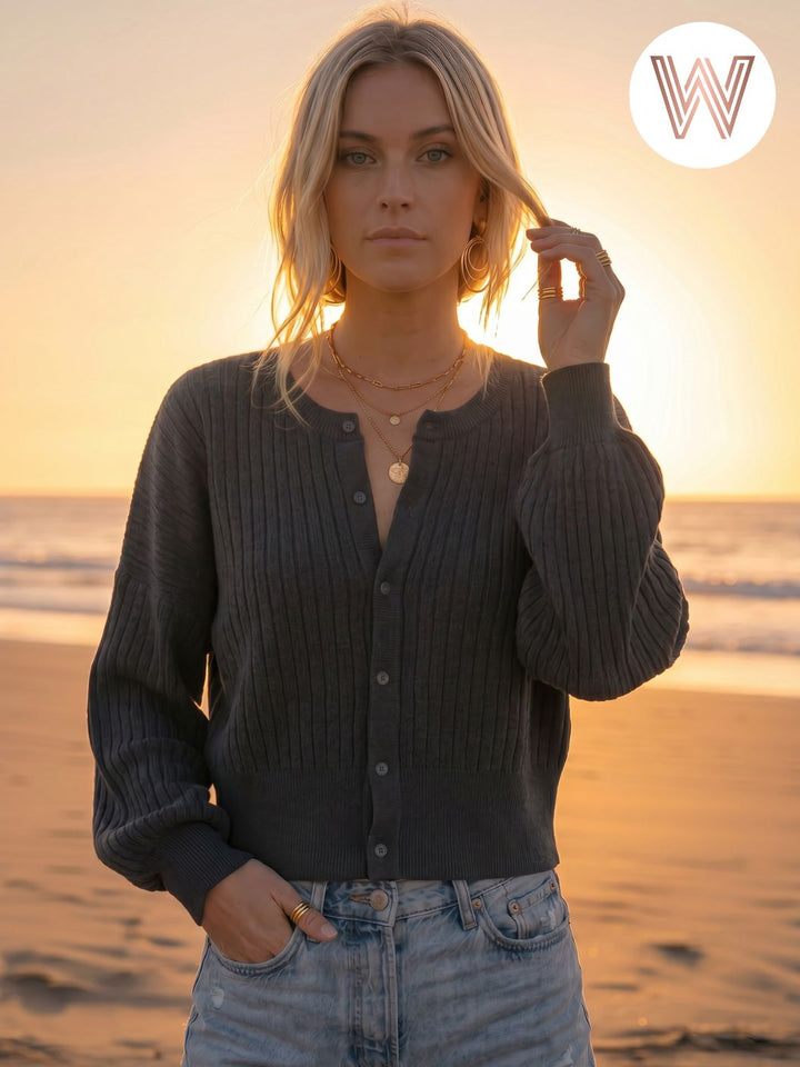 Sara Cardi - Charcoal from KADOU Boutique