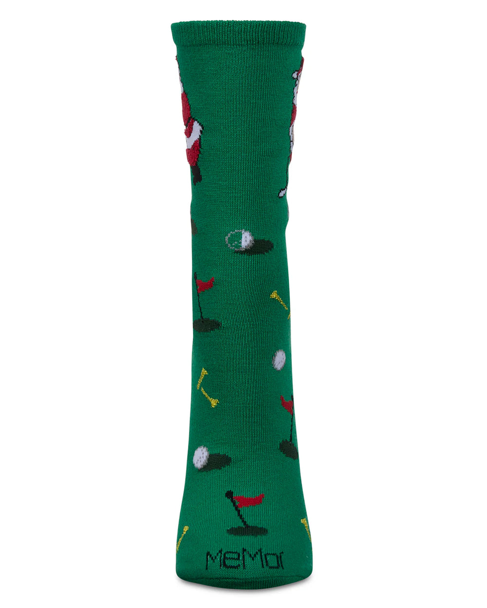 Women's Golfing Santa Holiday Crew Socks from KADOU Boutique