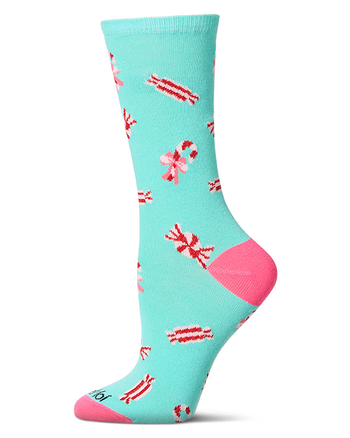 Women's "Holiday Candy" Christmas Novelty Crew Sock