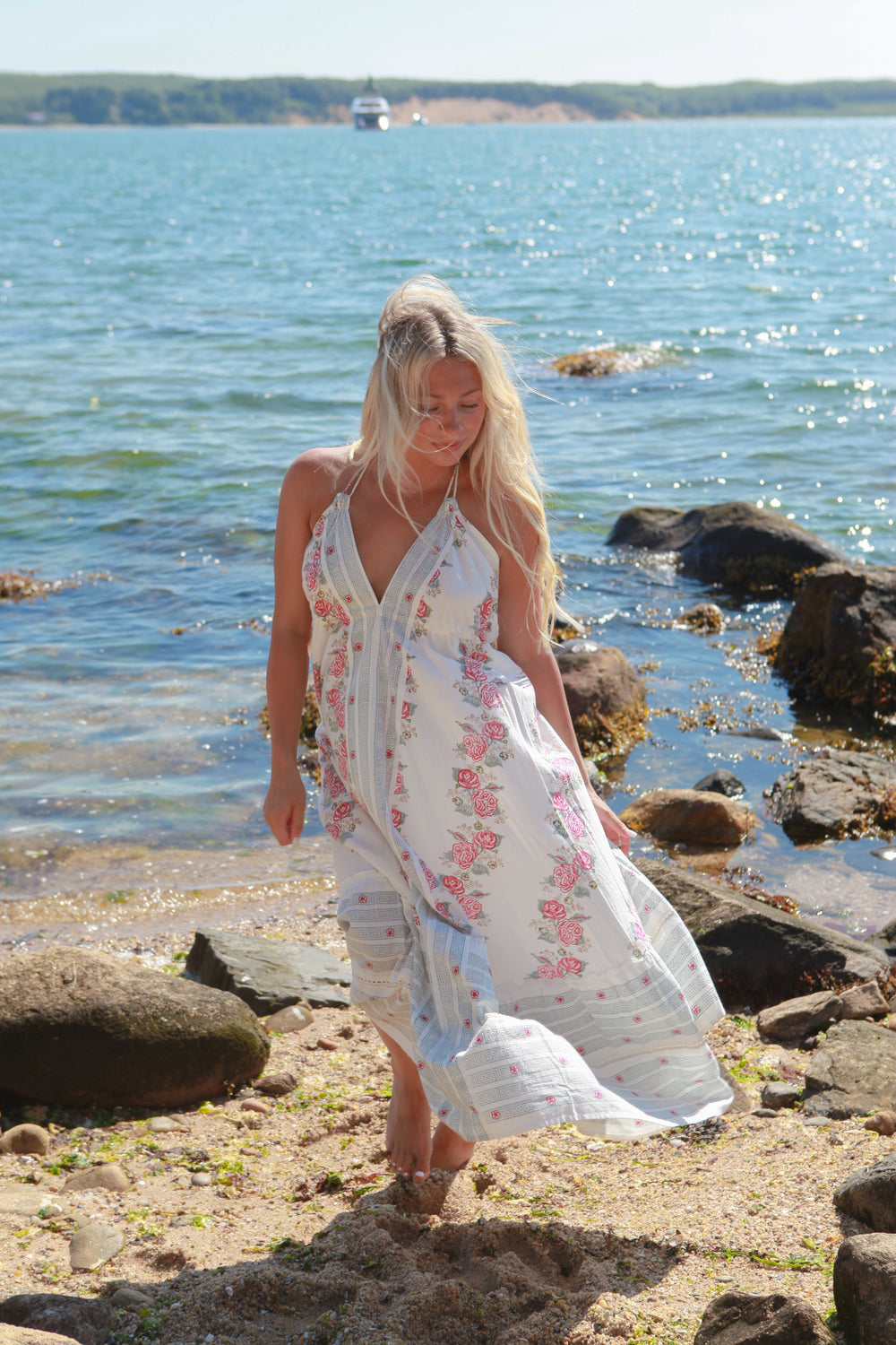 Ziggy Dress in Antique Floral from KADOU Boutique