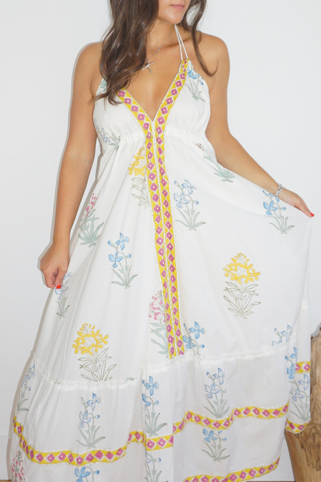 Ziggy Dress in Mixed Print Floral
