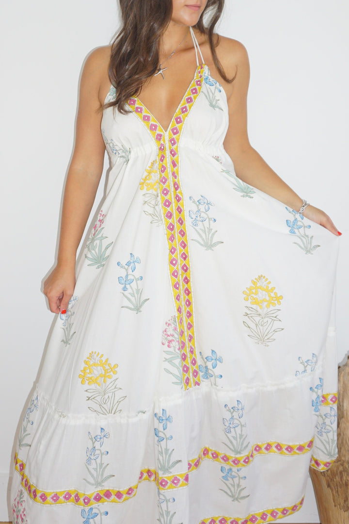 Ziggy Dress in Mixed Print Floral