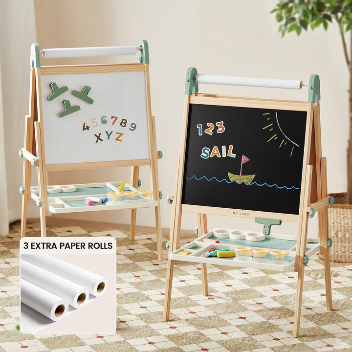 Tiny Land® Pink Magnitales Easel &amp; Paper Roll Set