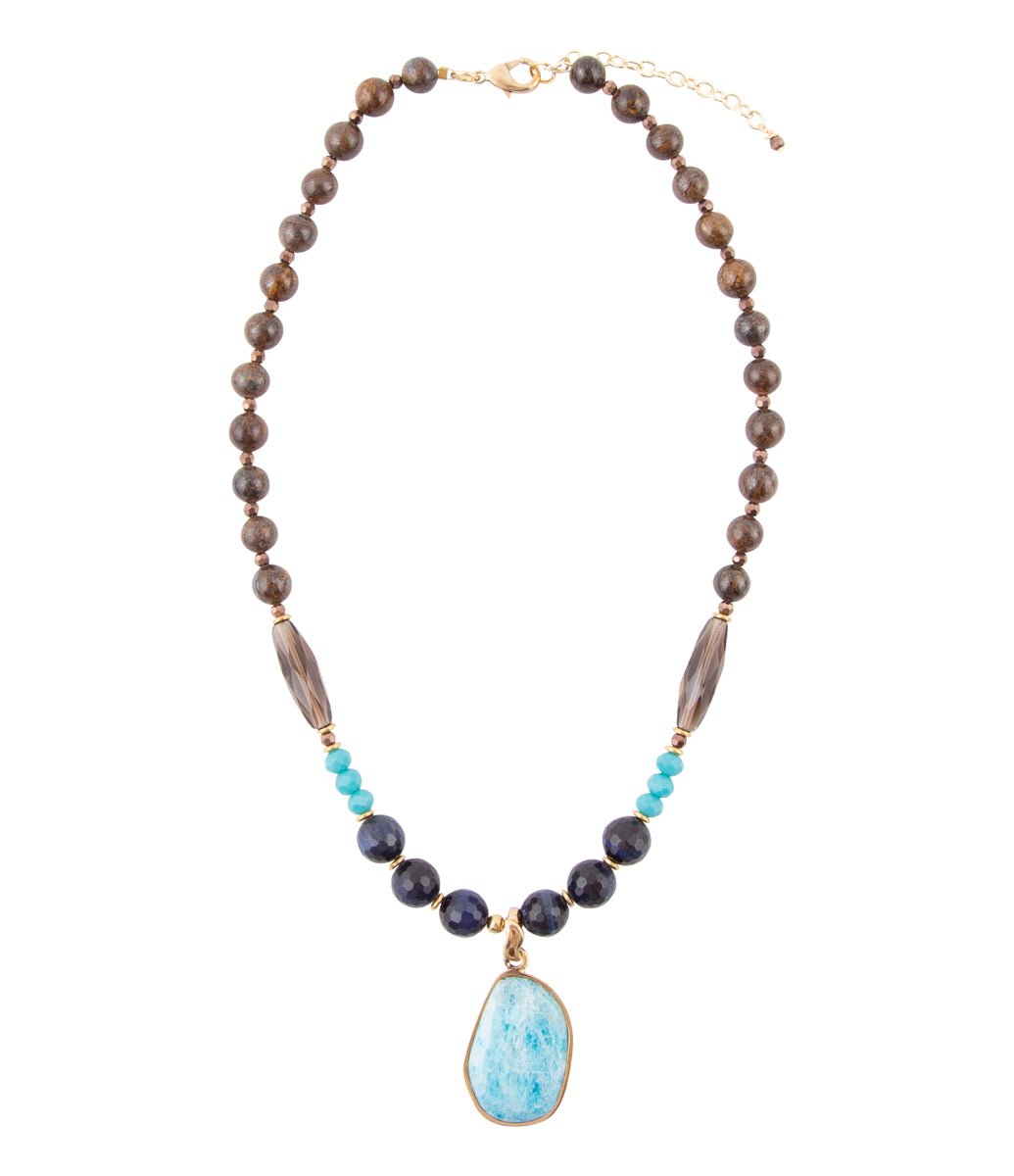 Argo Blue Apatite and Brown Tiger&