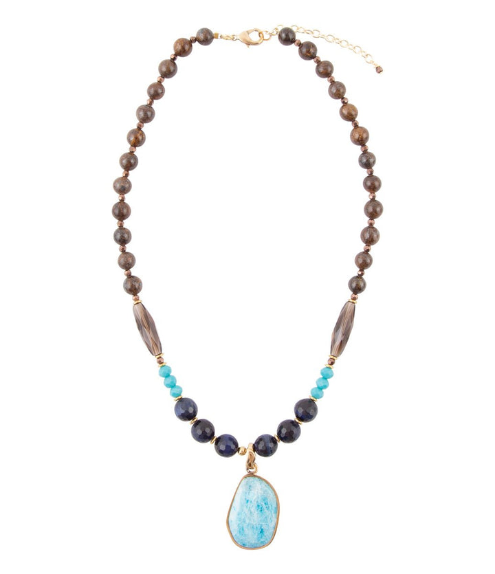 Argo Blue Apatite and Brown Tiger&