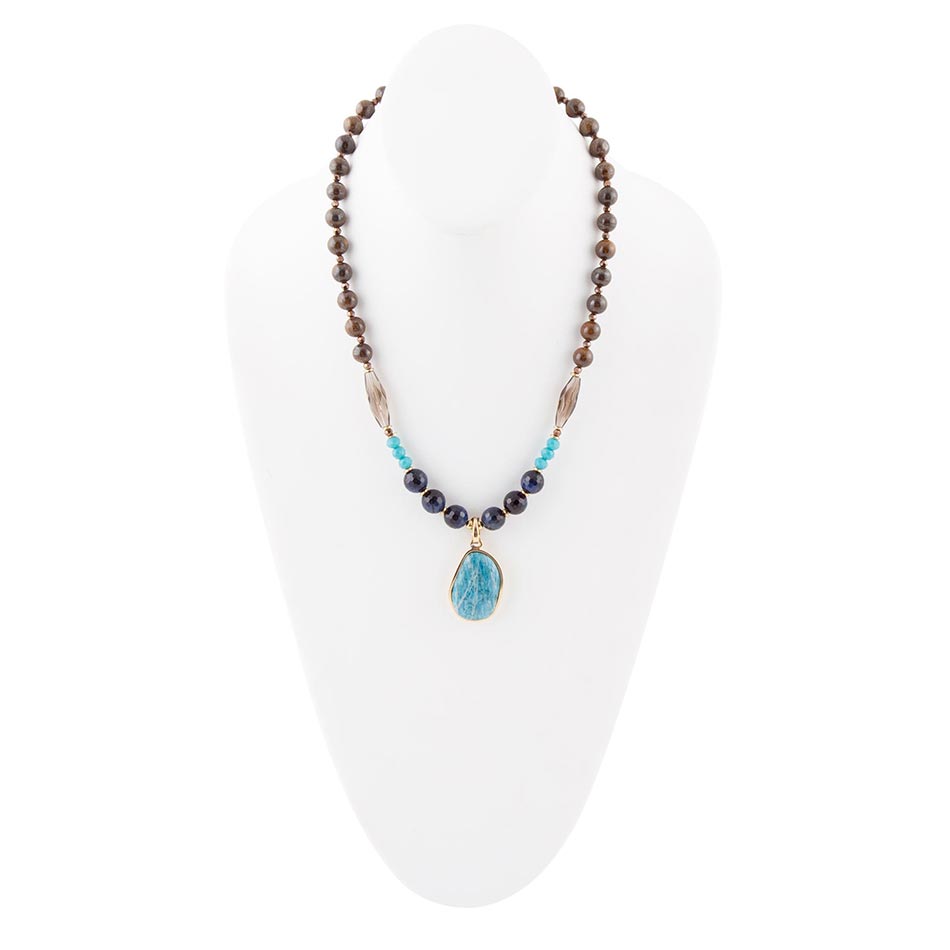 Argo Blue Apatite and Brown Tiger&