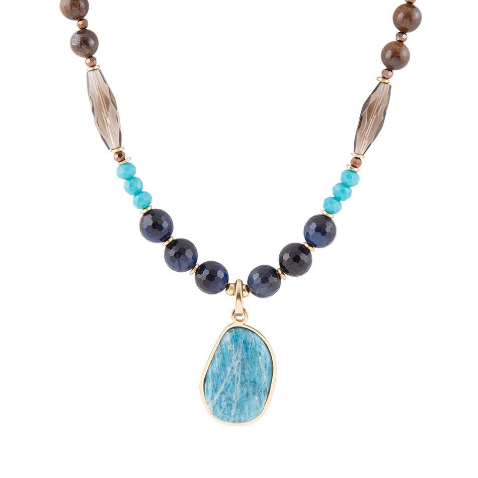 Argo Blue Apatite and Brown Tiger&