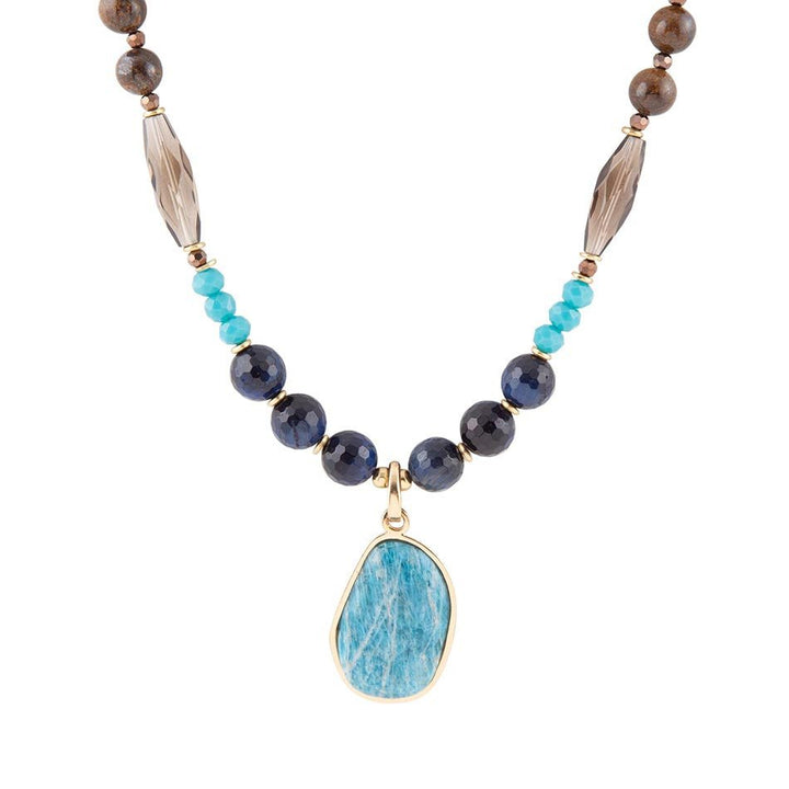 Argo Blue Apatite and Brown Tiger&