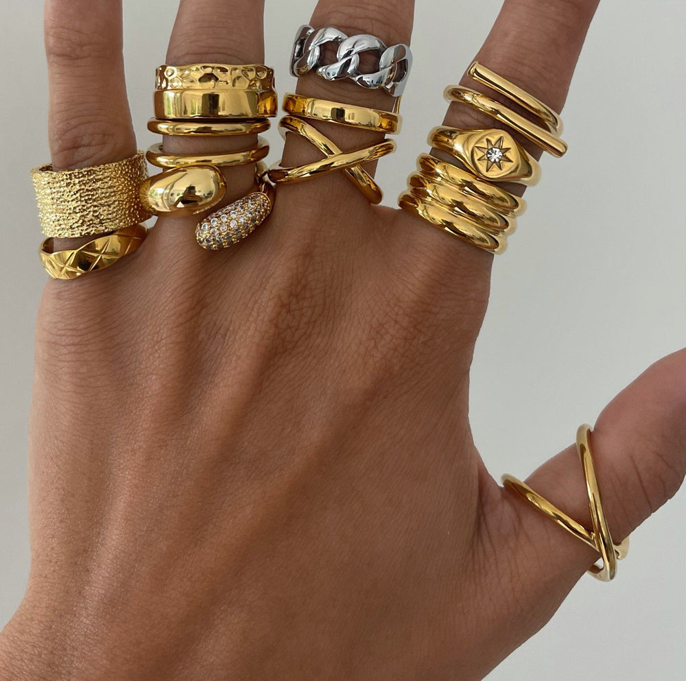 Ashton Band Ring from KADOU Boutique
