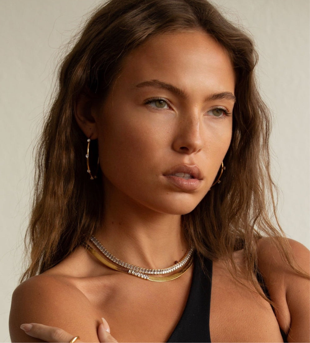 Aster Hoops from KADOU Boutique
