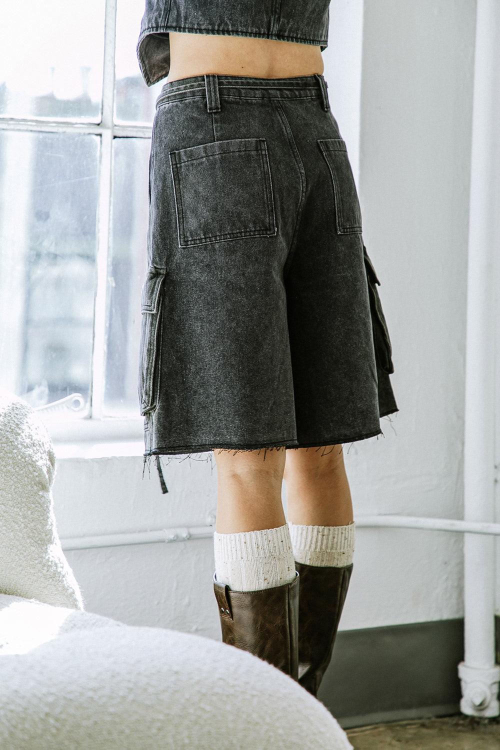 A Better Day Denim Shorts from KADOU Boutique