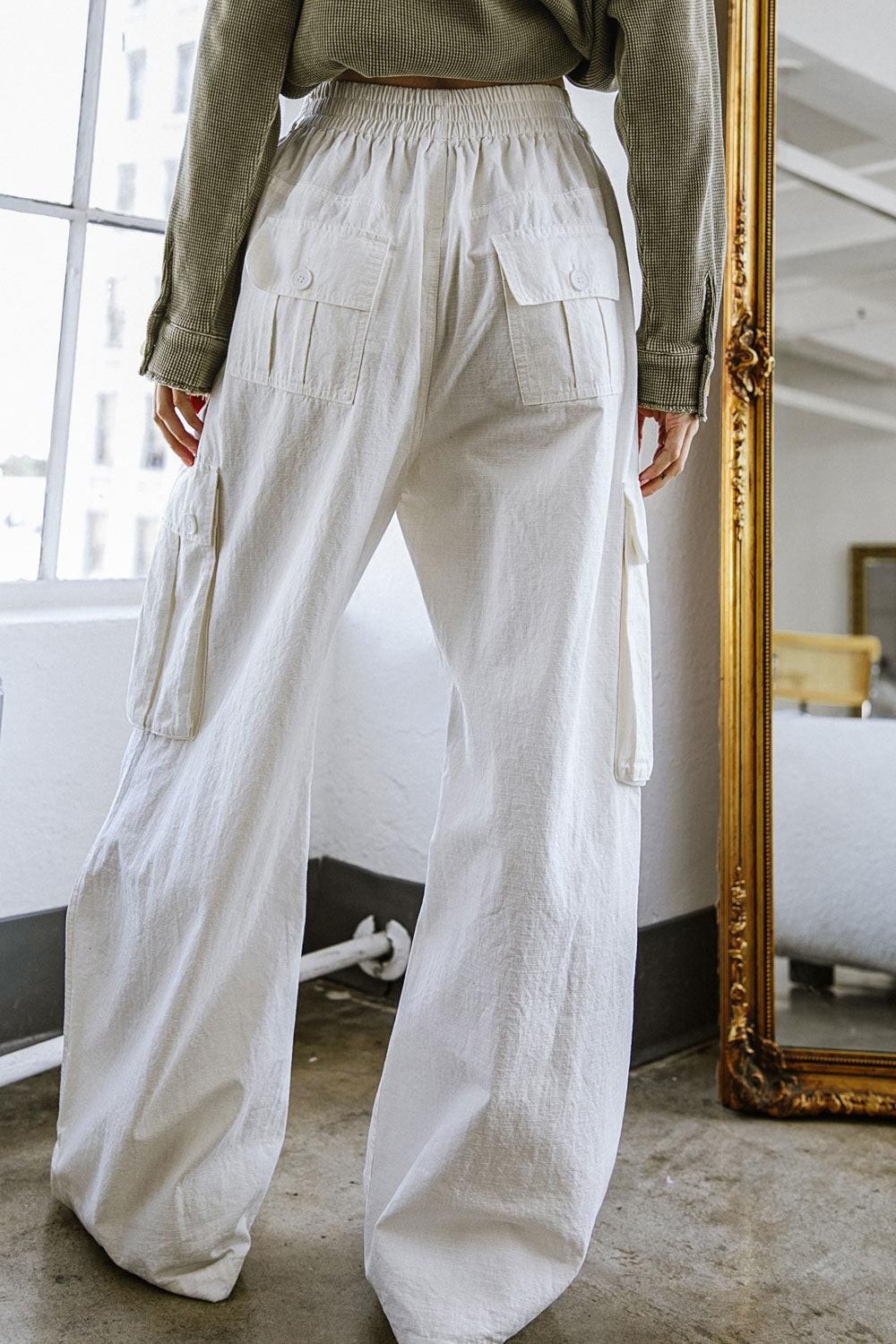 Forever By Your Side Woven Cargo Pants from KADOU Boutique