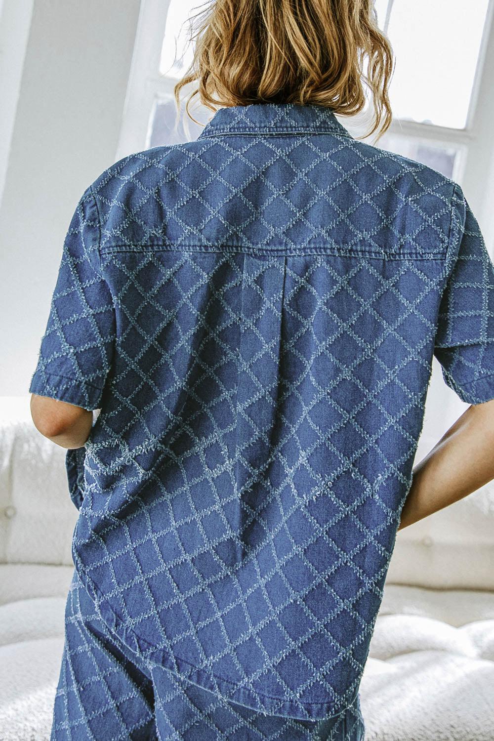 It's a Secret Denim Top from KADOU Boutique