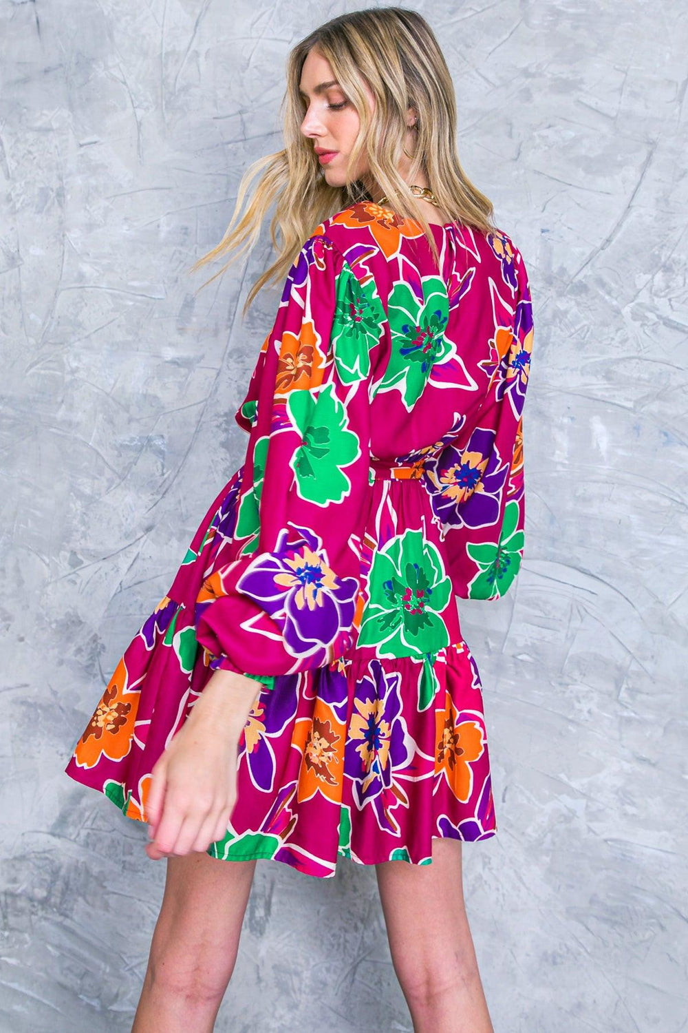 Elevated Attitude Woven Mini Dress from KADOU Boutique
