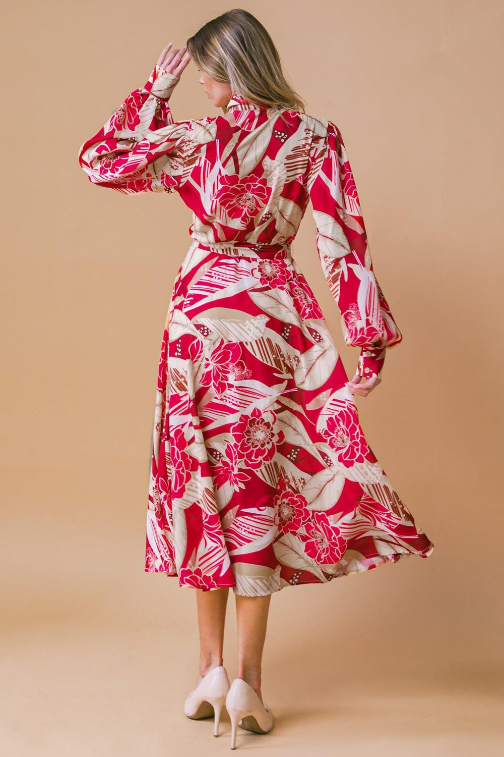 Heart of Woven Midi Dress from KADOU Boutique