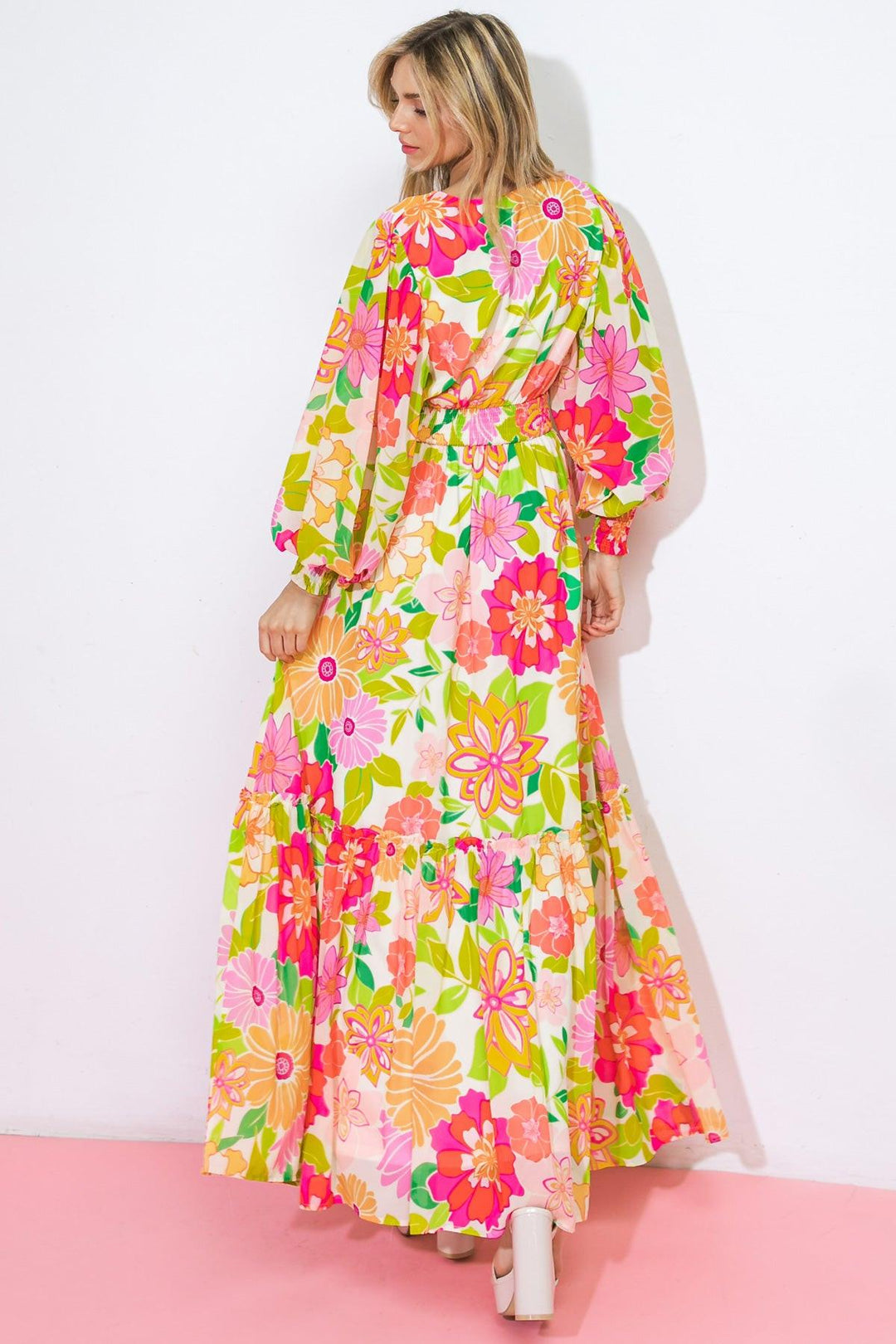 Heading Uptown Woven Maxi Dress from KADOU Boutique