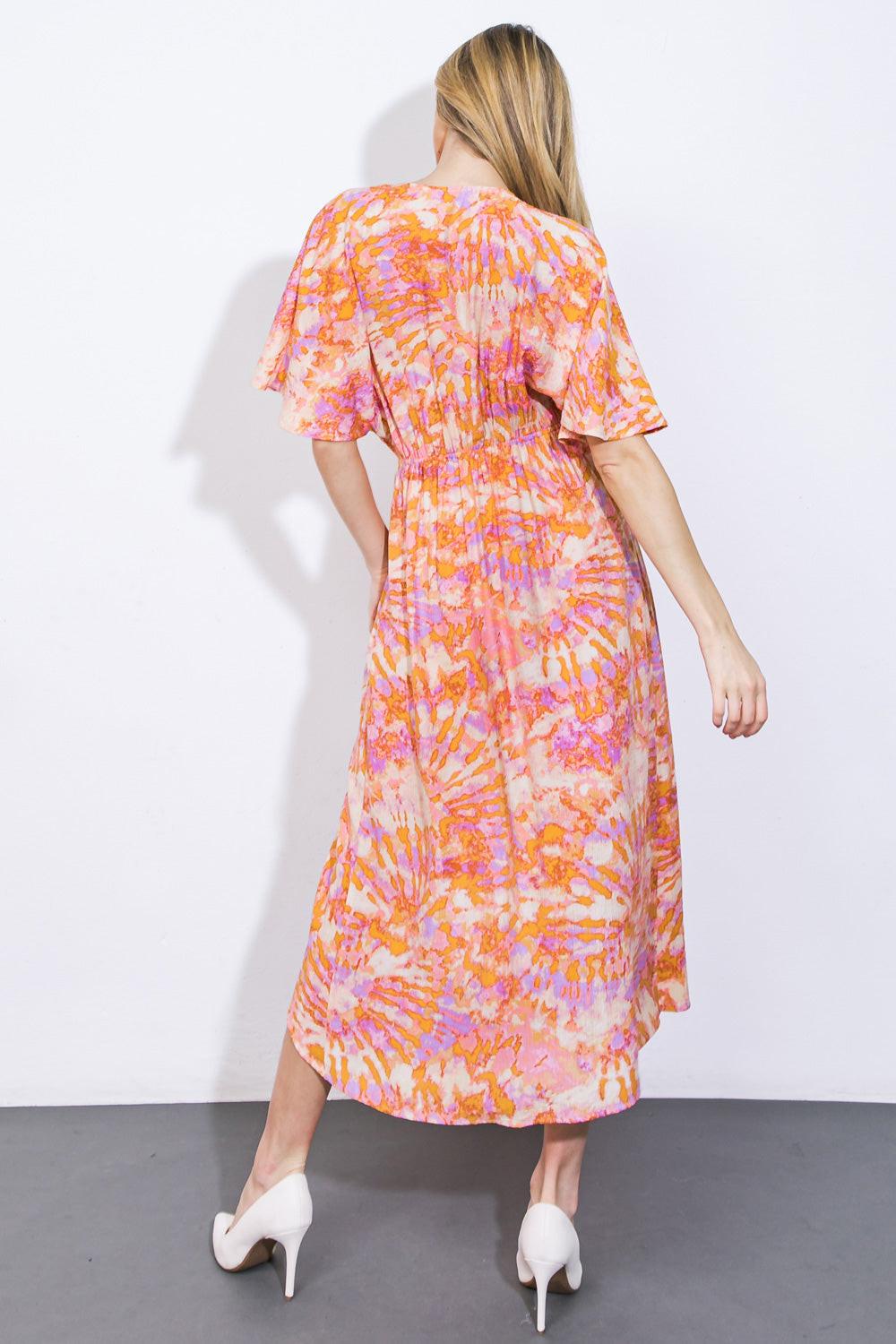 Most Wonderful Time Woven Midi Dress from KADOU Boutique