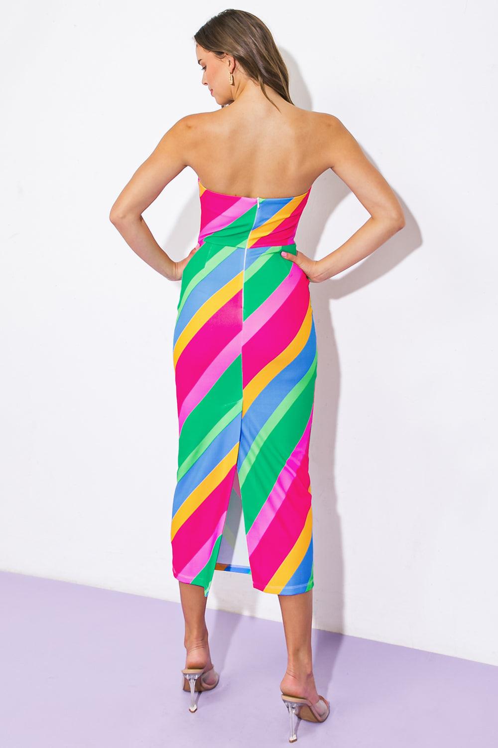 All or Nothing Ponti Midi Dress from KADOU Boutique