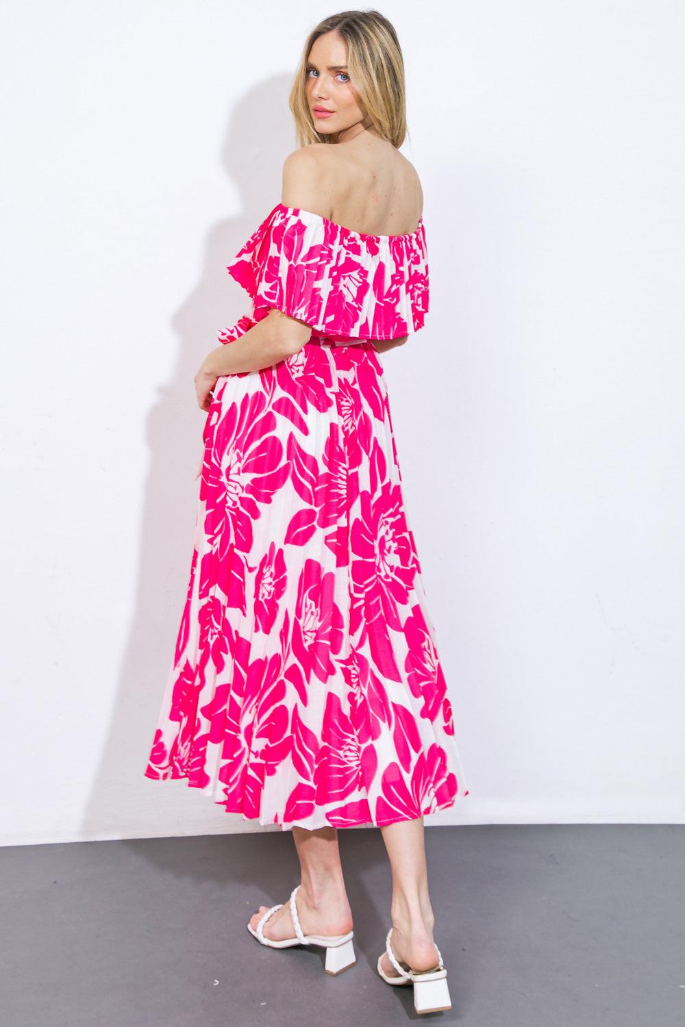 Love Script Woven Midi Dress from KADOU Boutique
