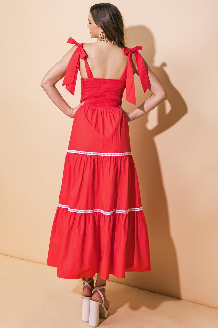 Better Than Ever Poplin Midi Dress from KADOU Boutique