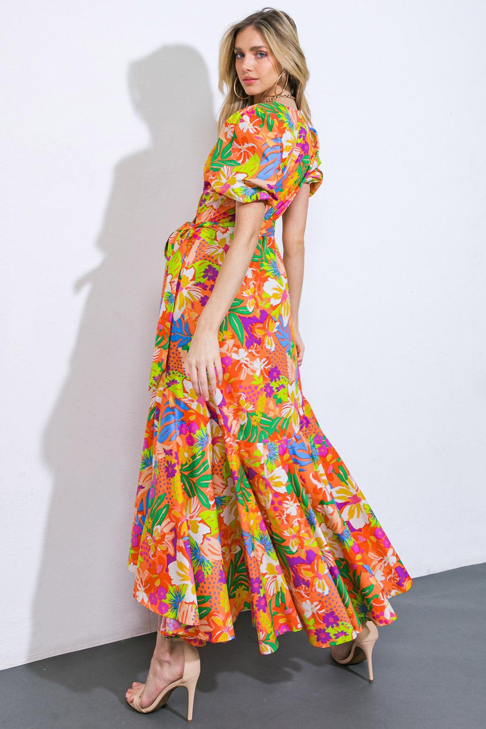 Garden of Life Woven Midi Dress from KADOU Boutique