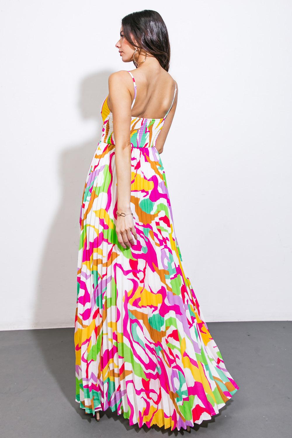 Up to Chance Woven Maxi Dress from KADOU Boutique