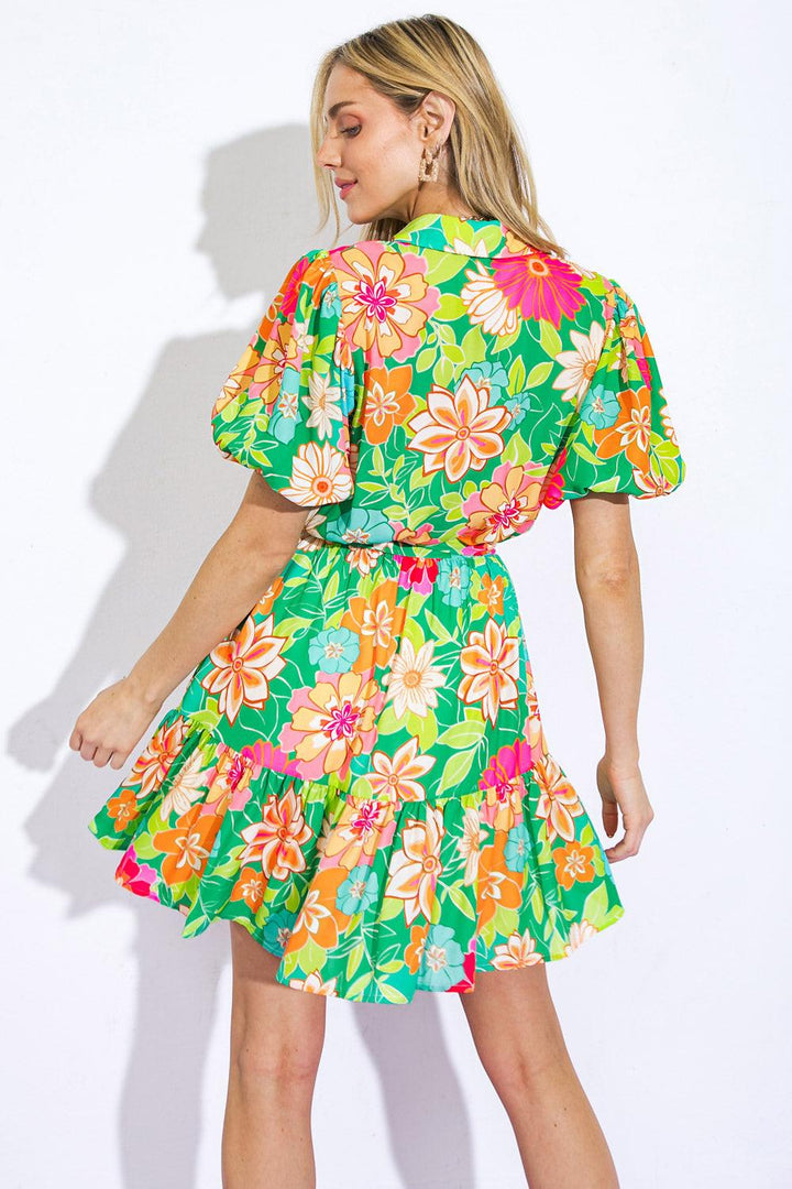 Swing of Things woven mini dress from KADOU Boutique