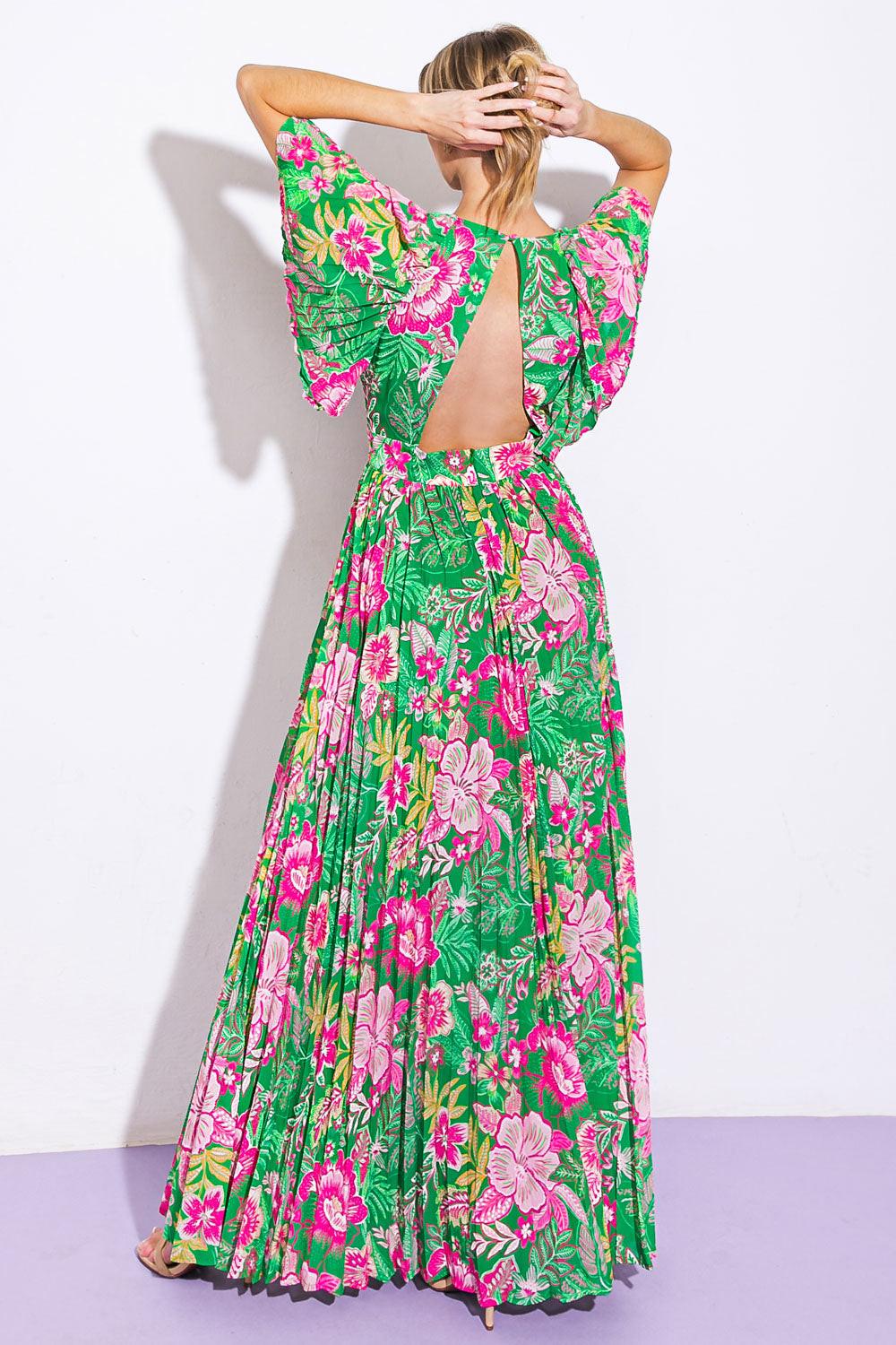 All Night Revival Woven Maxi Dress from KADOU Boutique