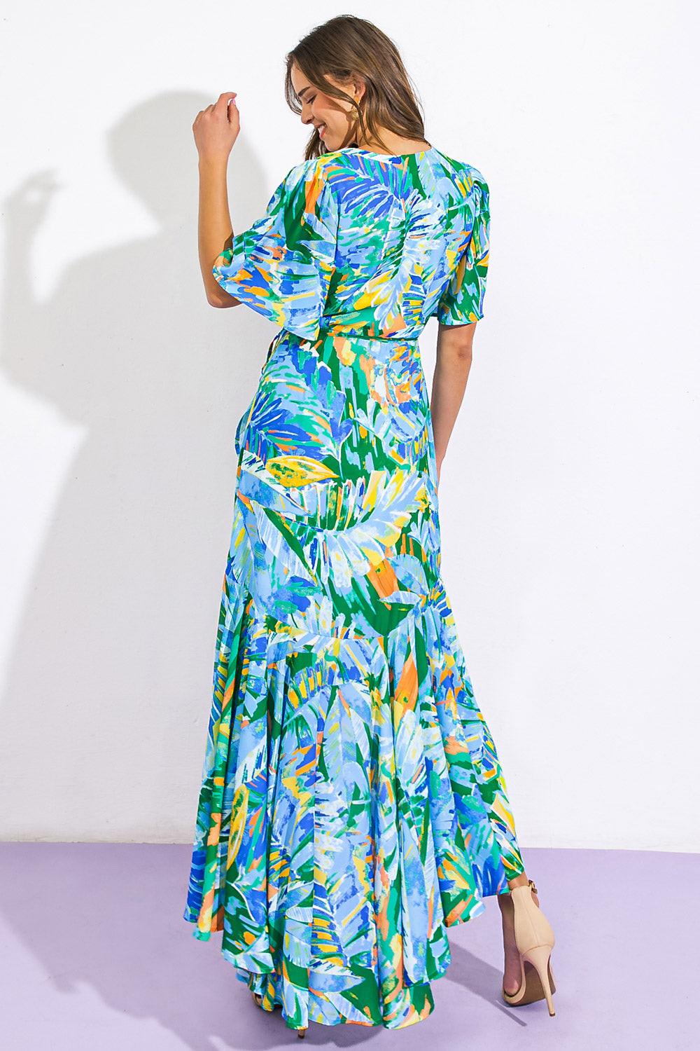 Unexpected Surprise Woven Hi-Lo Dress from KADOU Boutique
