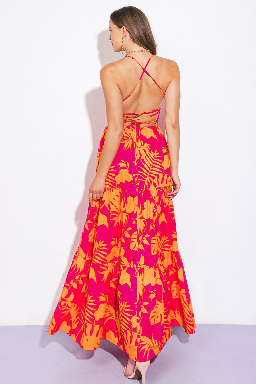 Close to Your Heart Woven Maxi Dress from KADOU Boutique